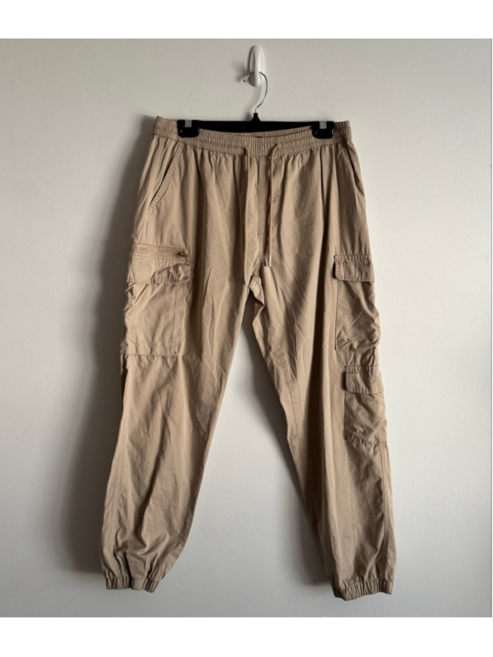 Men's Forever 21 Cargo Pants Size L Beige
